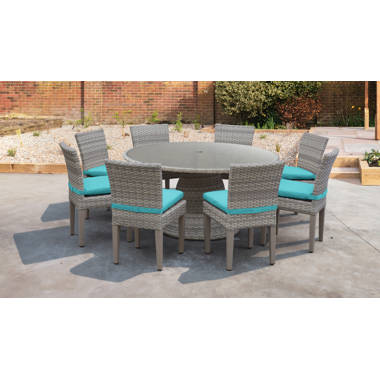 Falmouth 3 piece rattan seating group with discount cushions